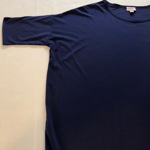 LuLaRoe XL Irma solid indigo blue
